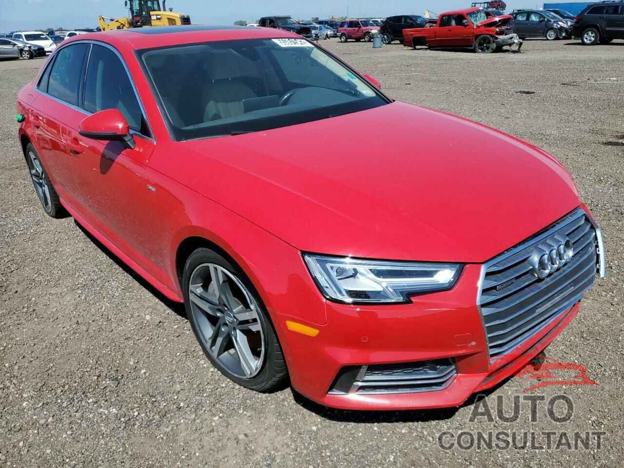 AUDI A4 2017 - WAUENAF43HN040446