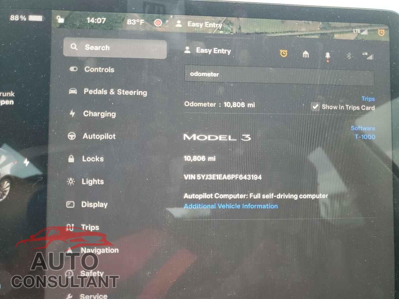 TESLA MODEL 3 2023 - 5YJ3E1EA6PF643194