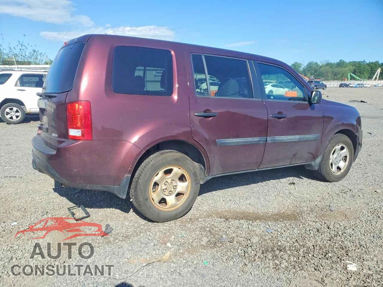 HONDA PILOT 2012 - 5FNYF4H22CB026720