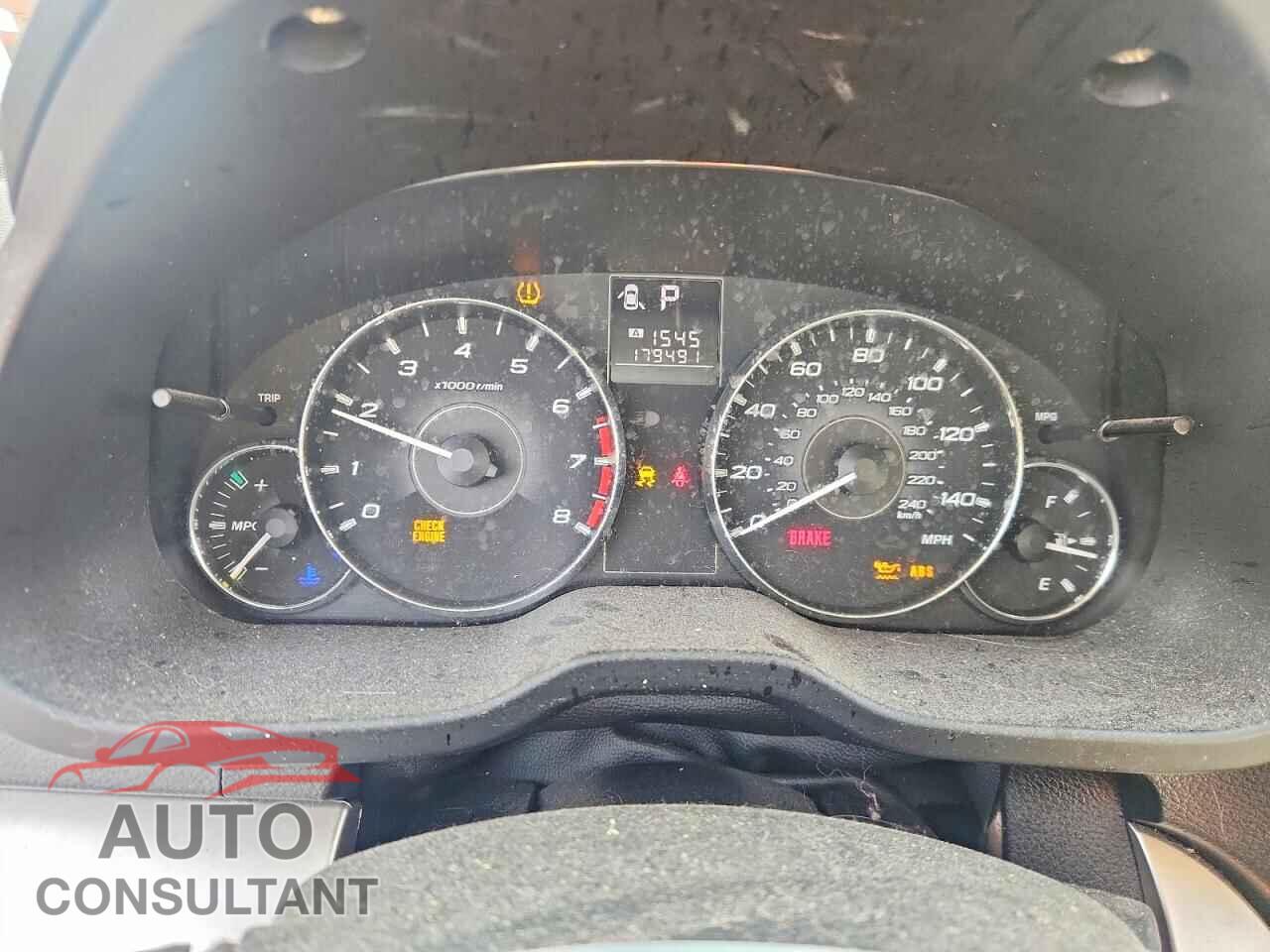 SUBARU LEGACY 2012 - 4S3BMBA69C3004675