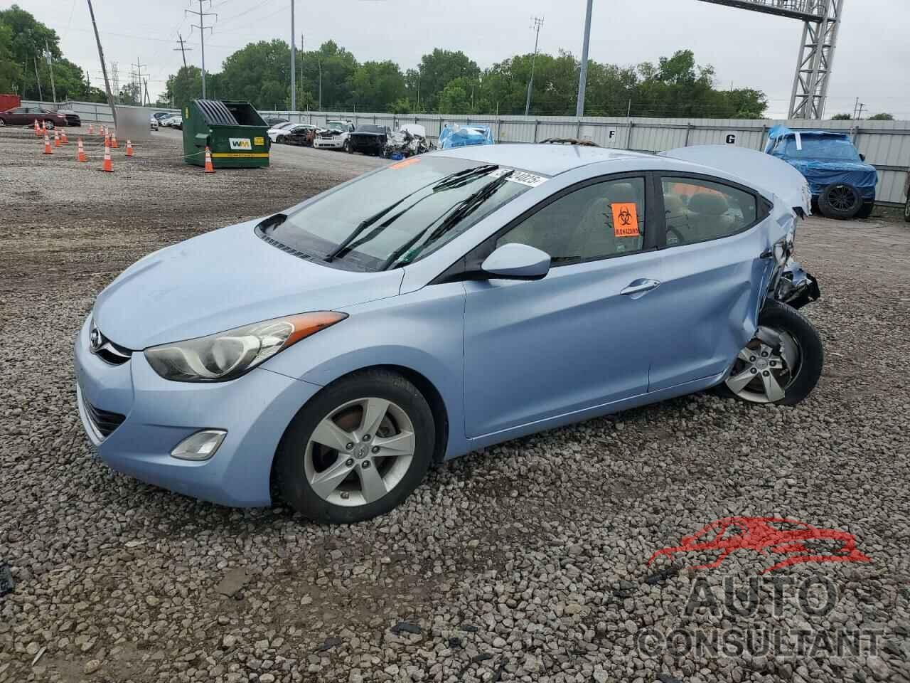 HYUNDAI ELANTRA 2012 - KMHDH4AE0CU427604