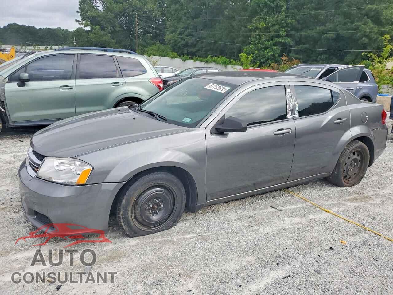 DODGE AVENGER 2012 - 1C3CDZAB2CN290176