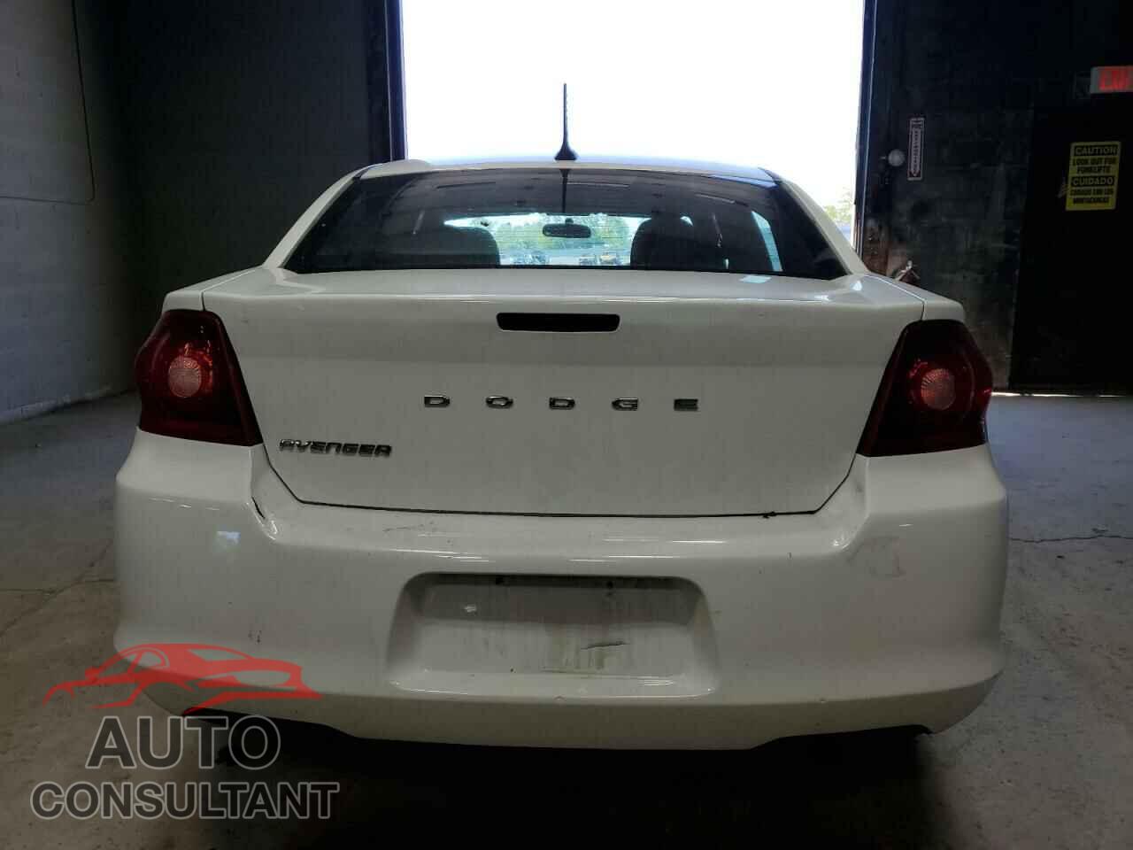 DODGE AVENGER 2012 - 1C3CDZAB1CN118818
