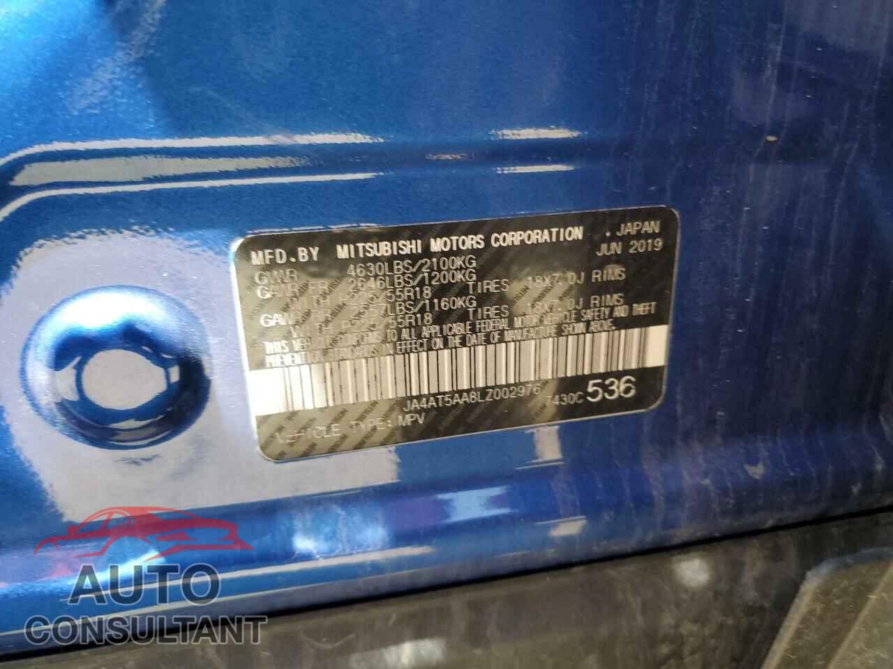 MITSUBISHI ECLIPSE 2020 - JA4AT5AA8LZ002976