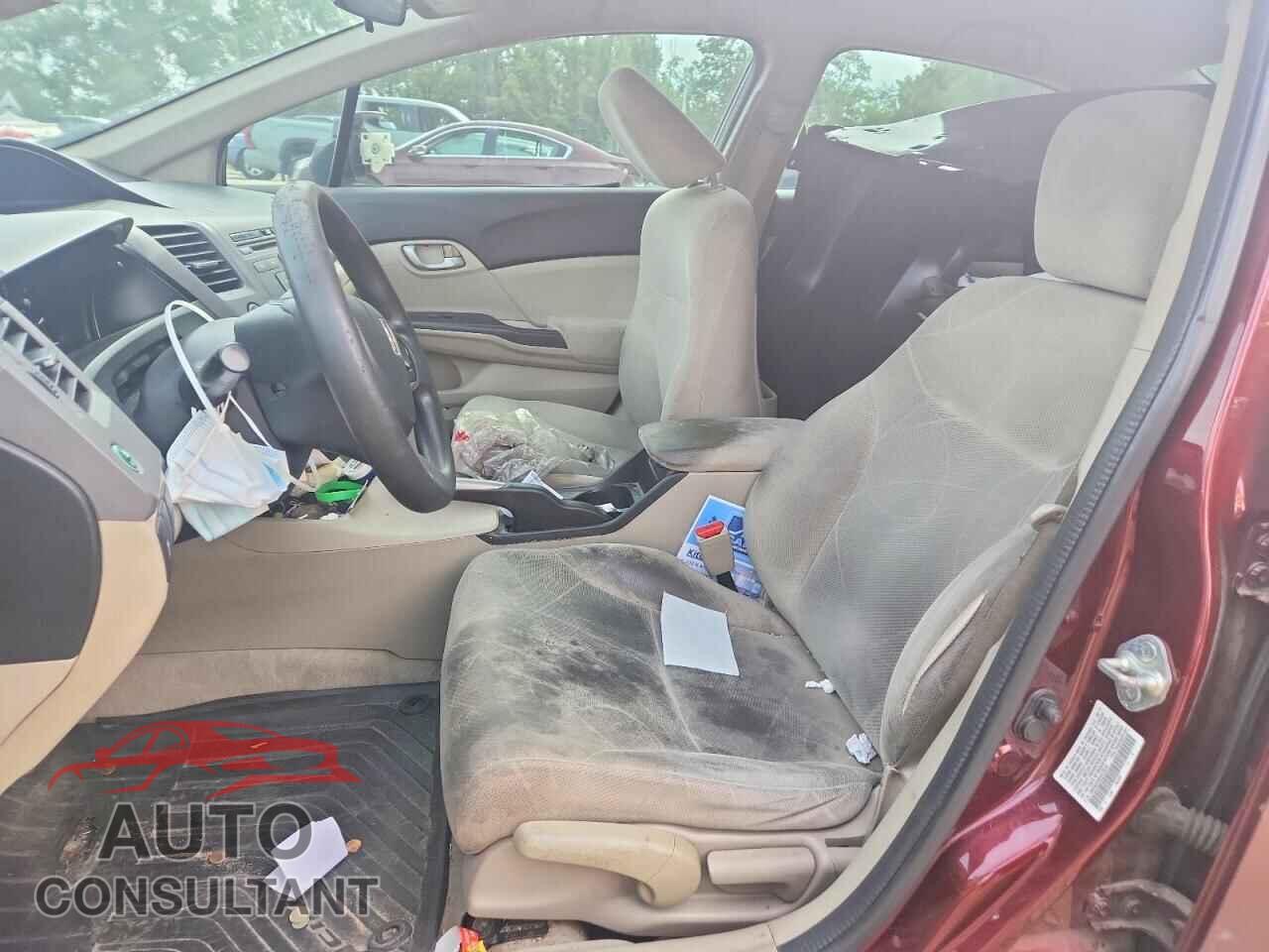 HONDA CIVIC 2012 - 19XFB2F59CE372810
