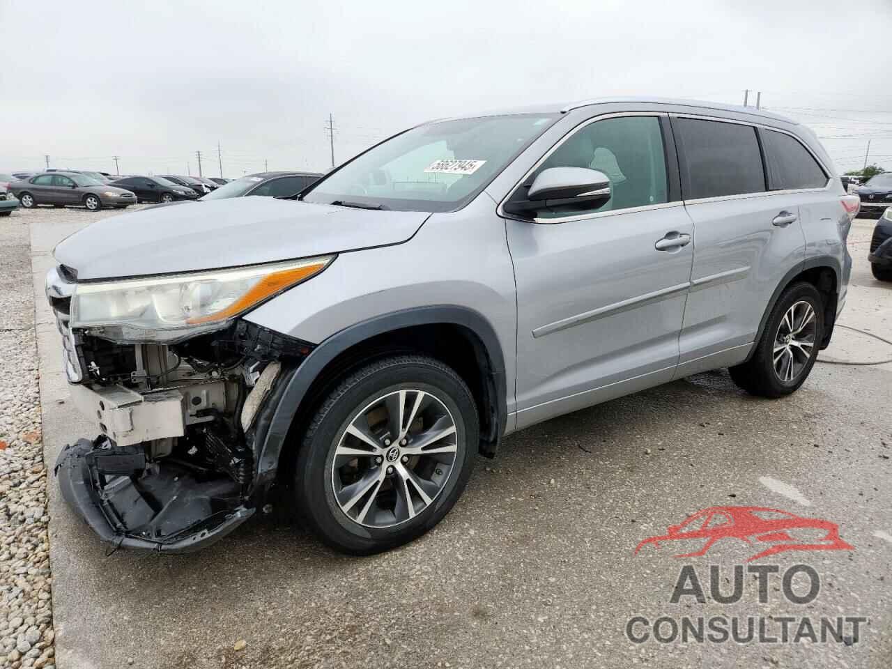 TOYOTA HIGHLANDER 2016 - 5TDJKRFH0GS237353