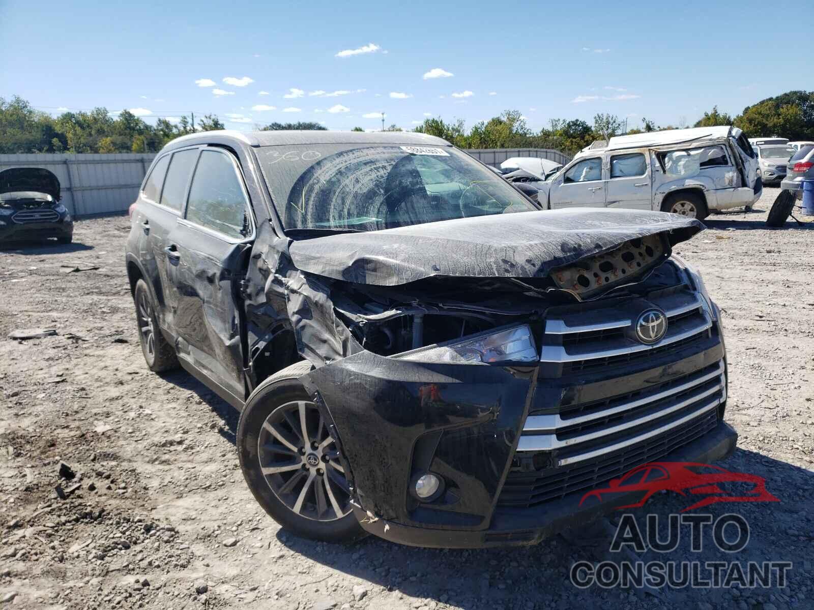 TOYOTA HIGHLANDER 2019 - 5TDKZRFH9KS554833