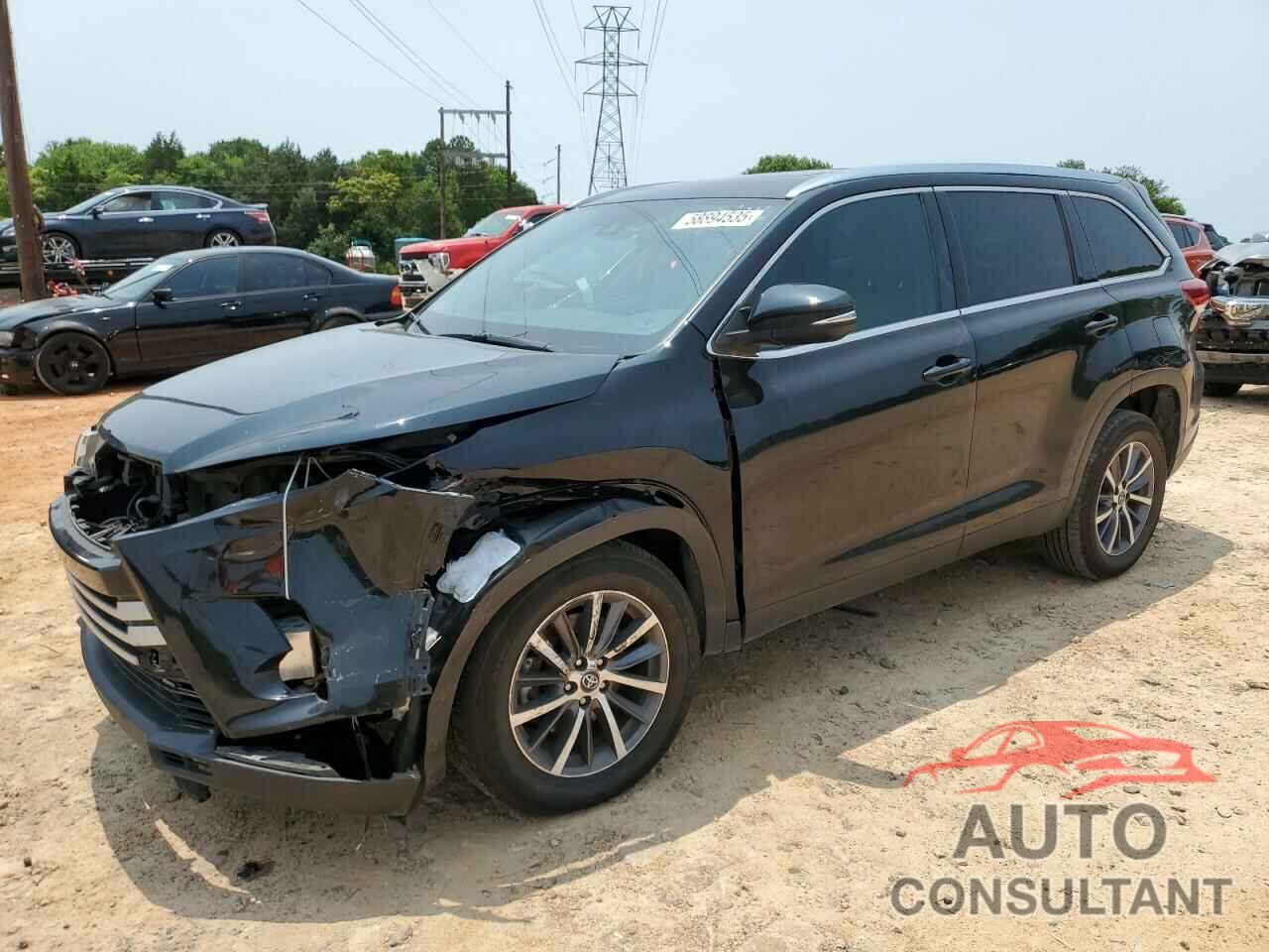 TOYOTA HIGHLANDER 2019 - 5TDKZRFH3KS555847