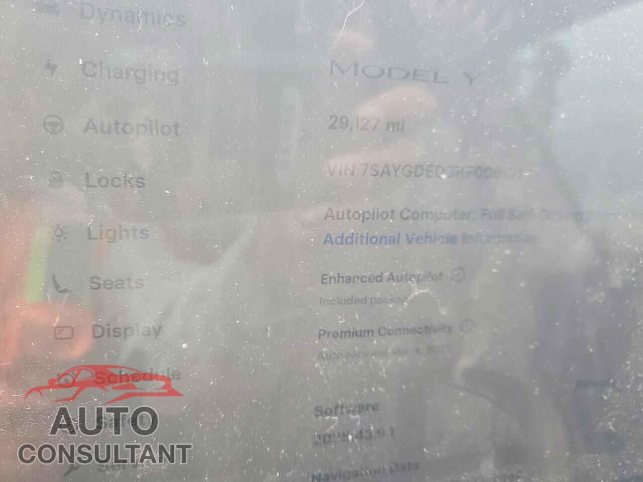 TESLA MODEL Y 2024 - 7SAYGDED3RF006121