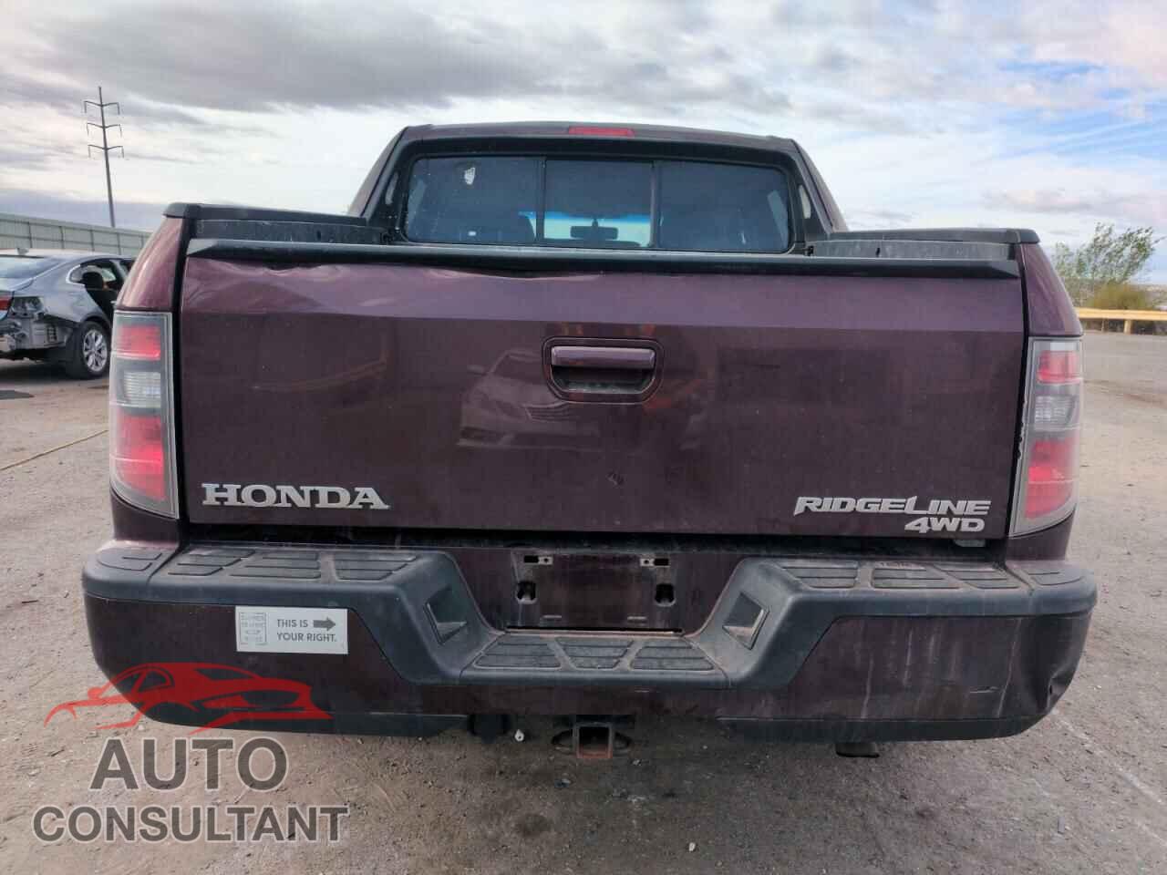HONDA RIDGELINE 2012 - 5FPYK1F58CB458744