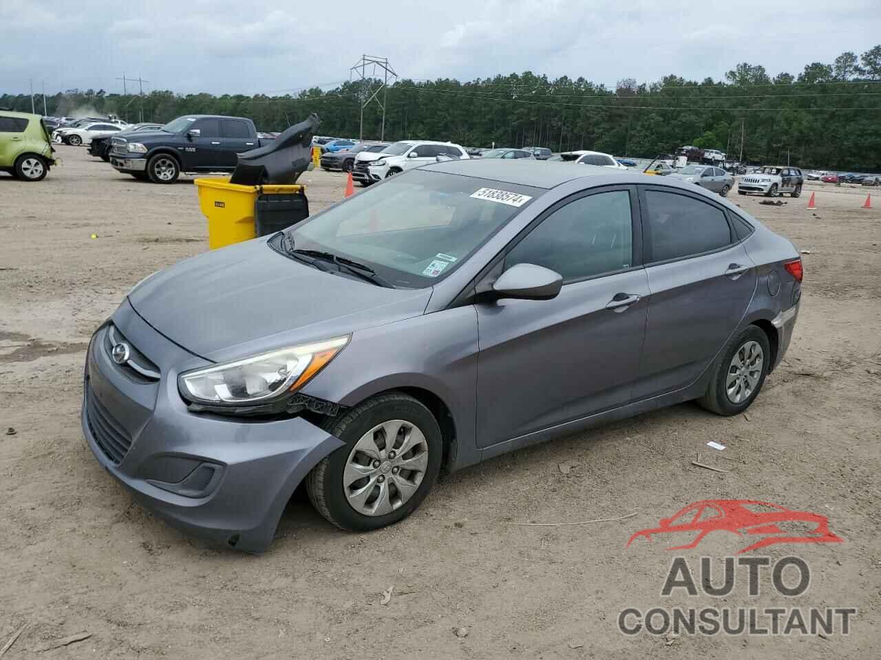 HYUNDAI ACCENT 2016 - KMHCT4AE9GU989047