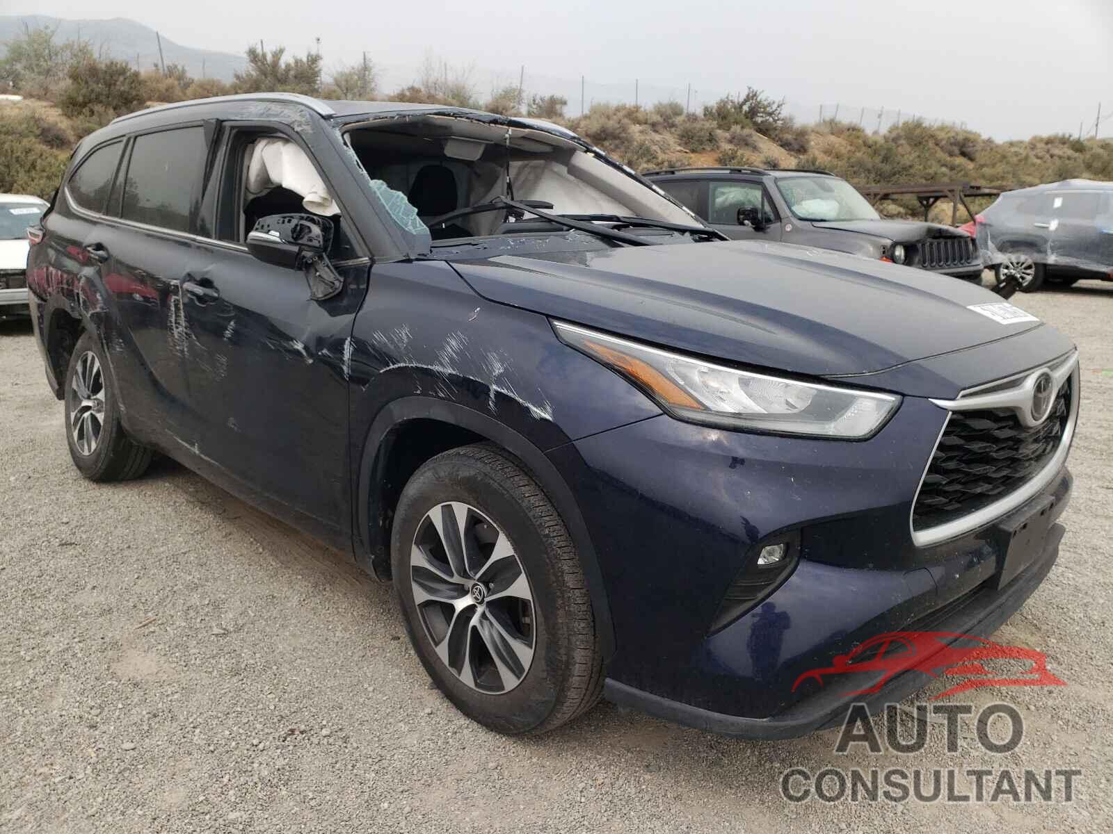 TOYOTA HIGHLANDER 2020 - 5TDGZRAHXLS505428