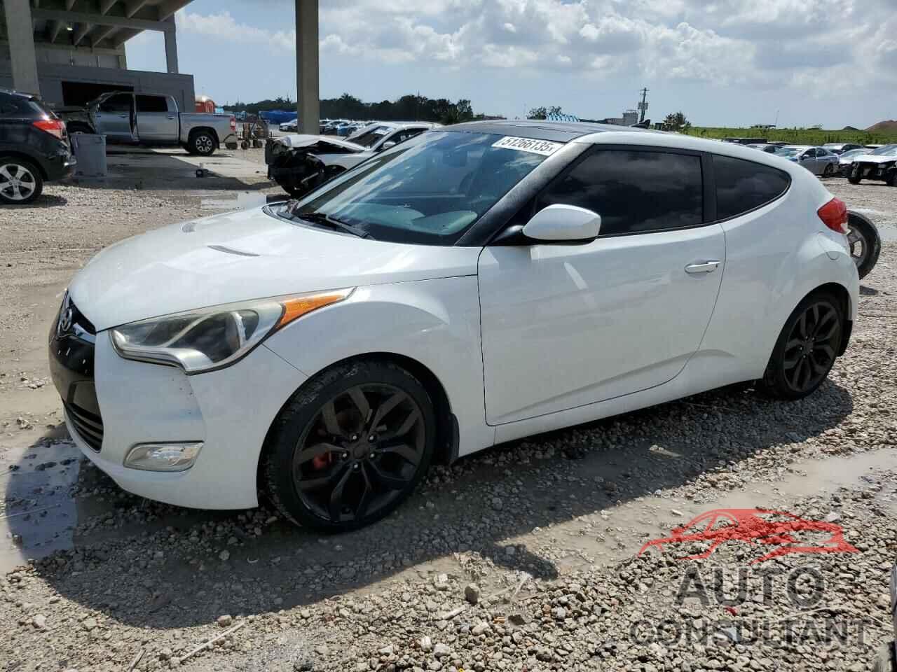 HYUNDAI VELOSTER 2013 - KMHTC6AD7DU156104
