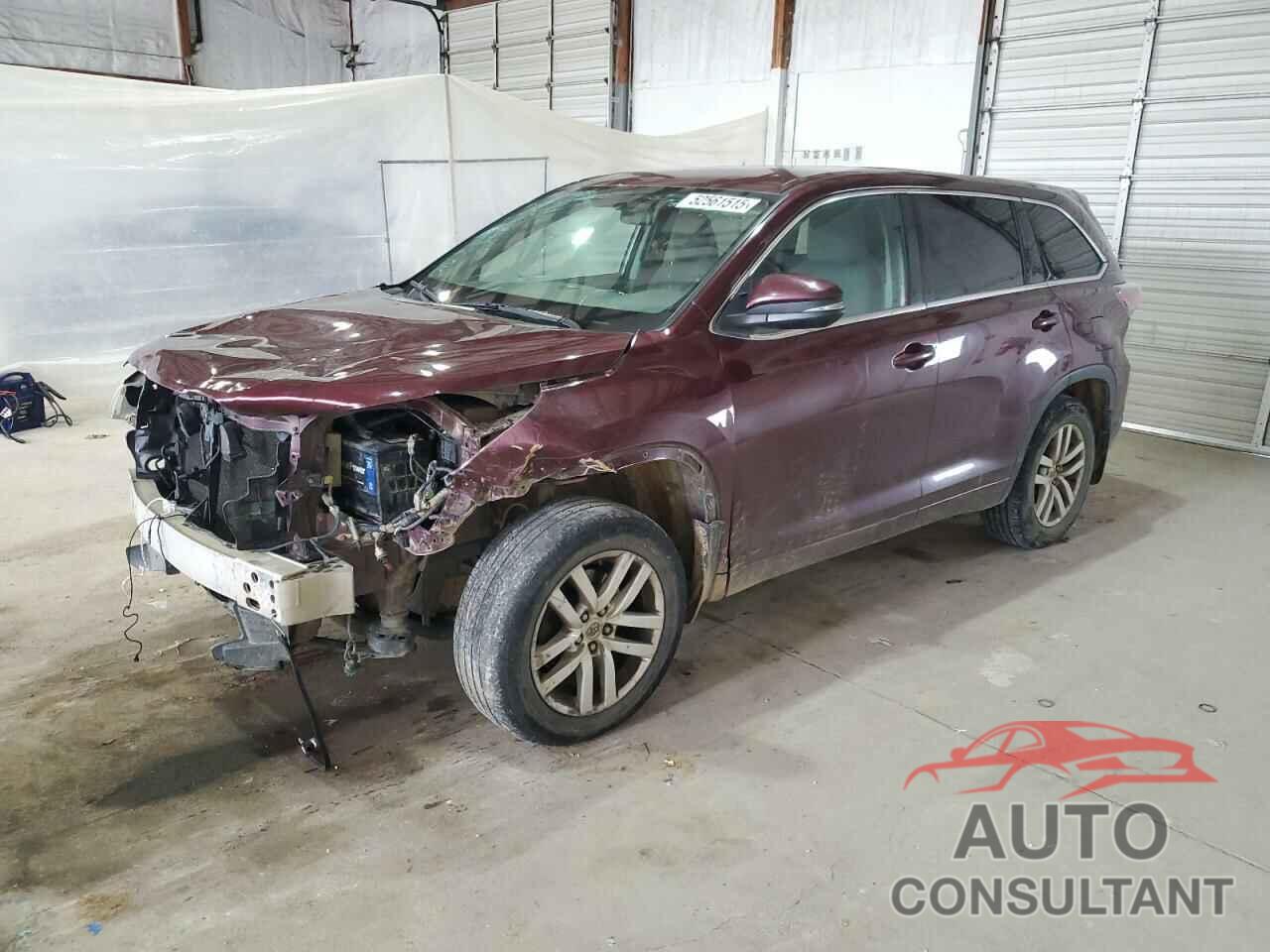 TOYOTA HIGHLANDER 2015 - 5TDBKRFH4FS138862