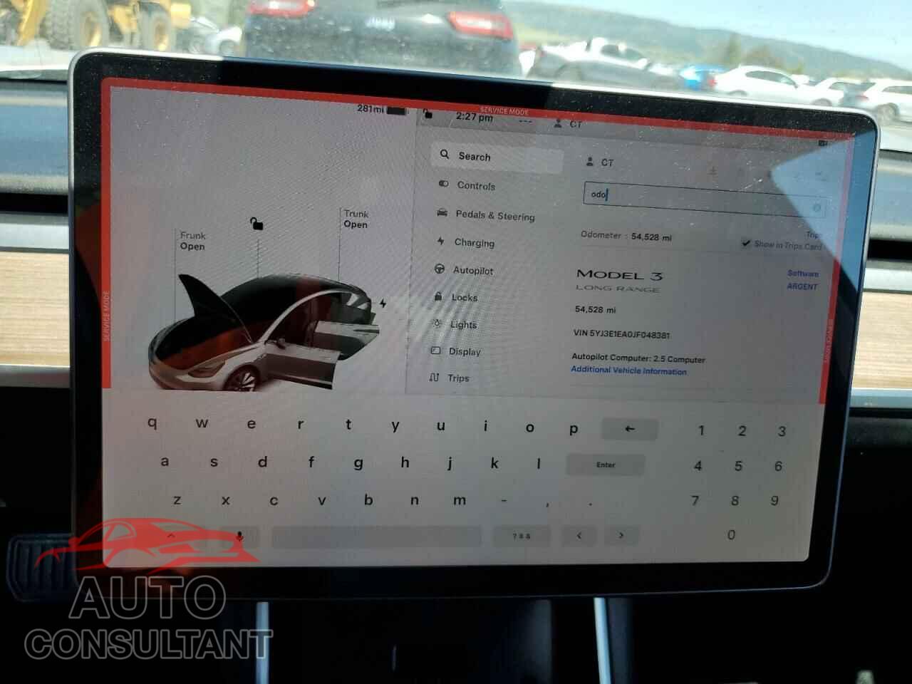 TESLA MODEL 3 2018 - 5YJ3E1EA0JF048381