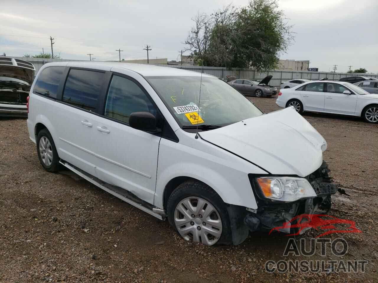 DODGE CARAVAN 2016 - 2C4RDGBG5GR122609