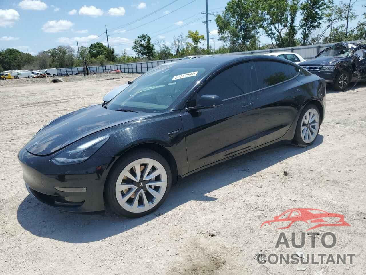 TESLA MODEL 3 2022 - 5YJ3E1EB4NF186004