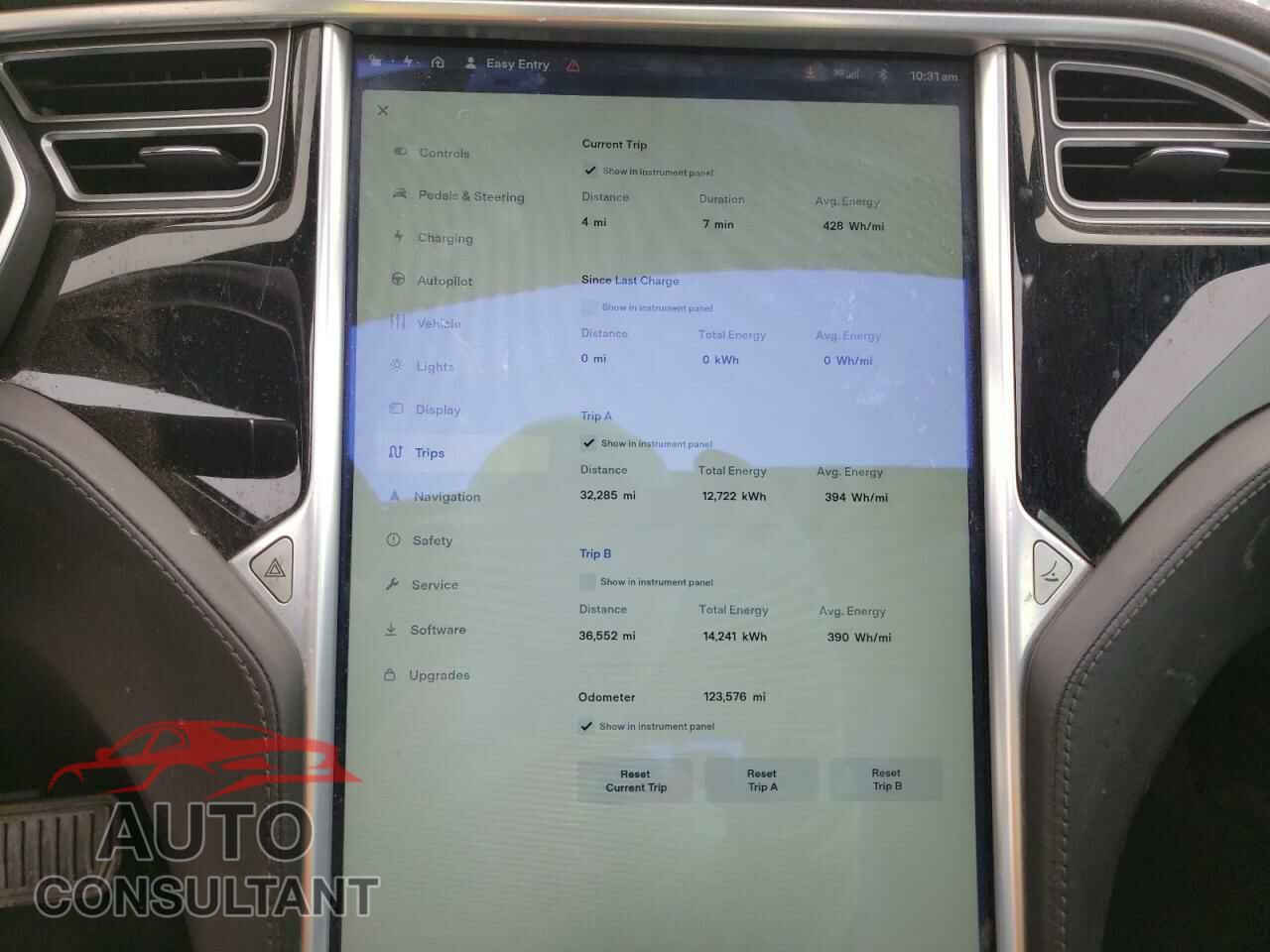 TESLA MODEL S 2015 - 5YJSA1E21FF109938