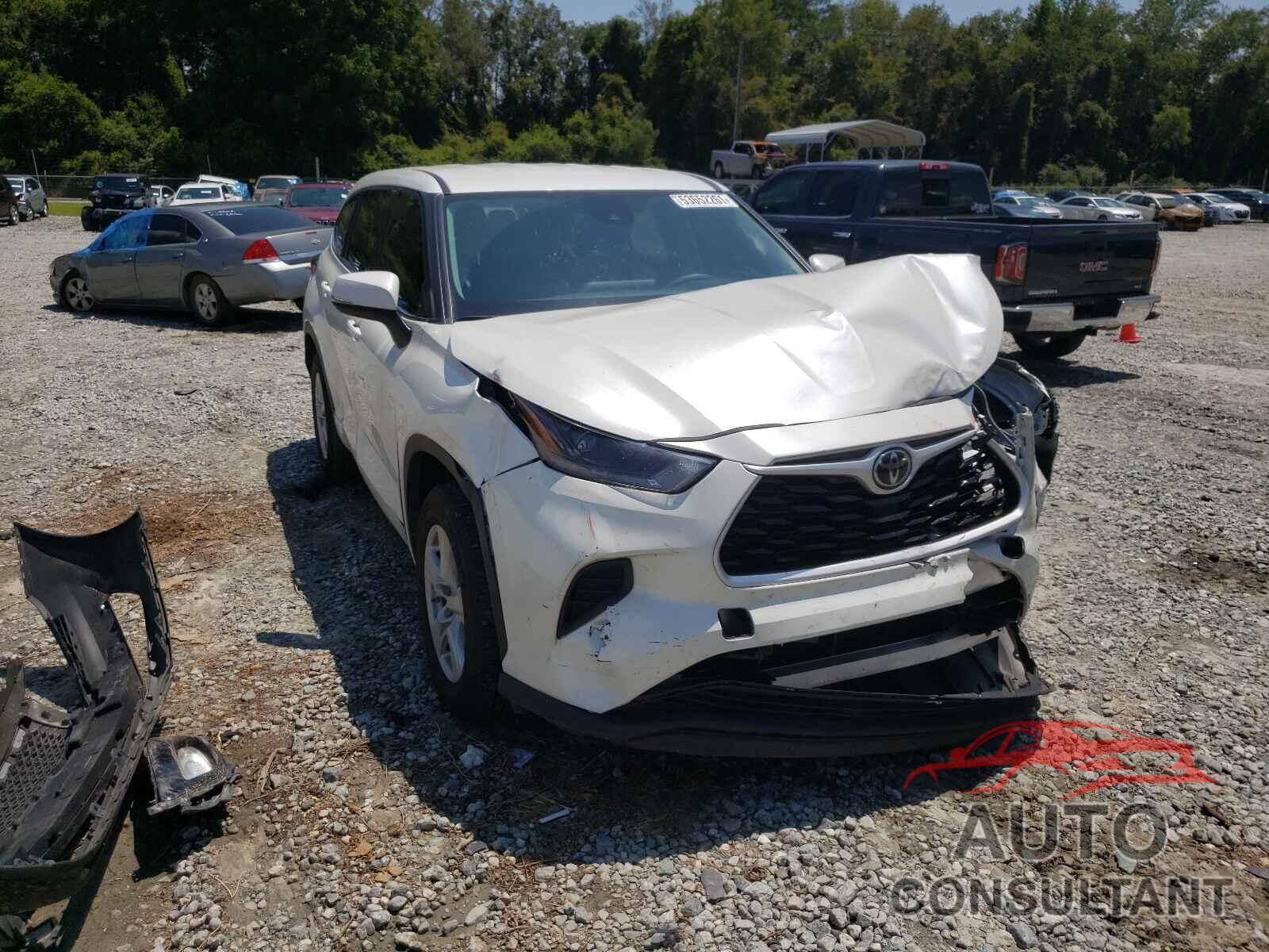 TOYOTA HIGHLANDER 2021 - 5TDCZRAH6MS520296