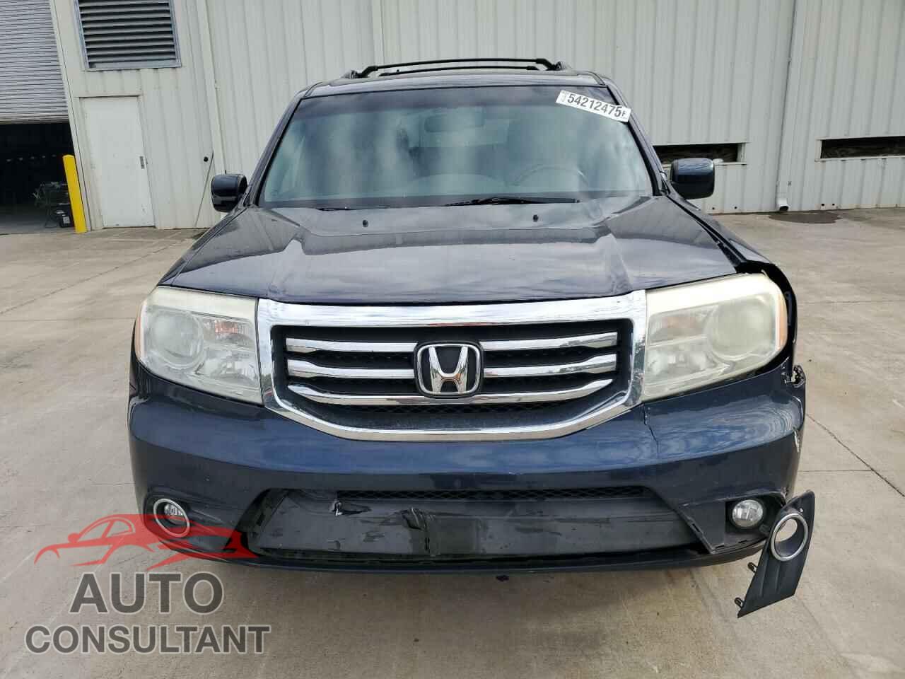 HONDA PILOT 2012 - 5FNYF3H68CB015413