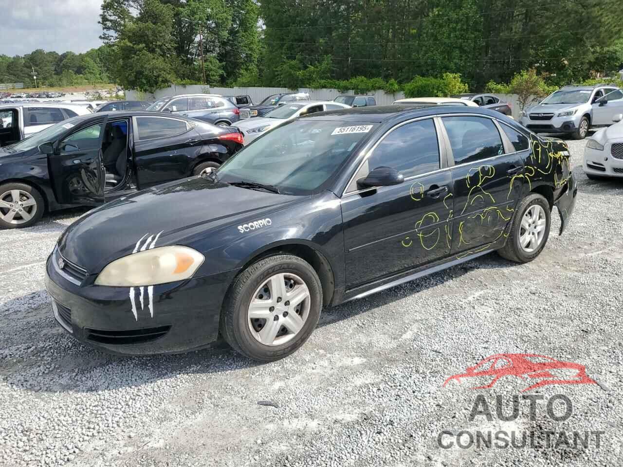 CHEVROLET IMPALA 2011 - 2G1WF5EK7B1120409