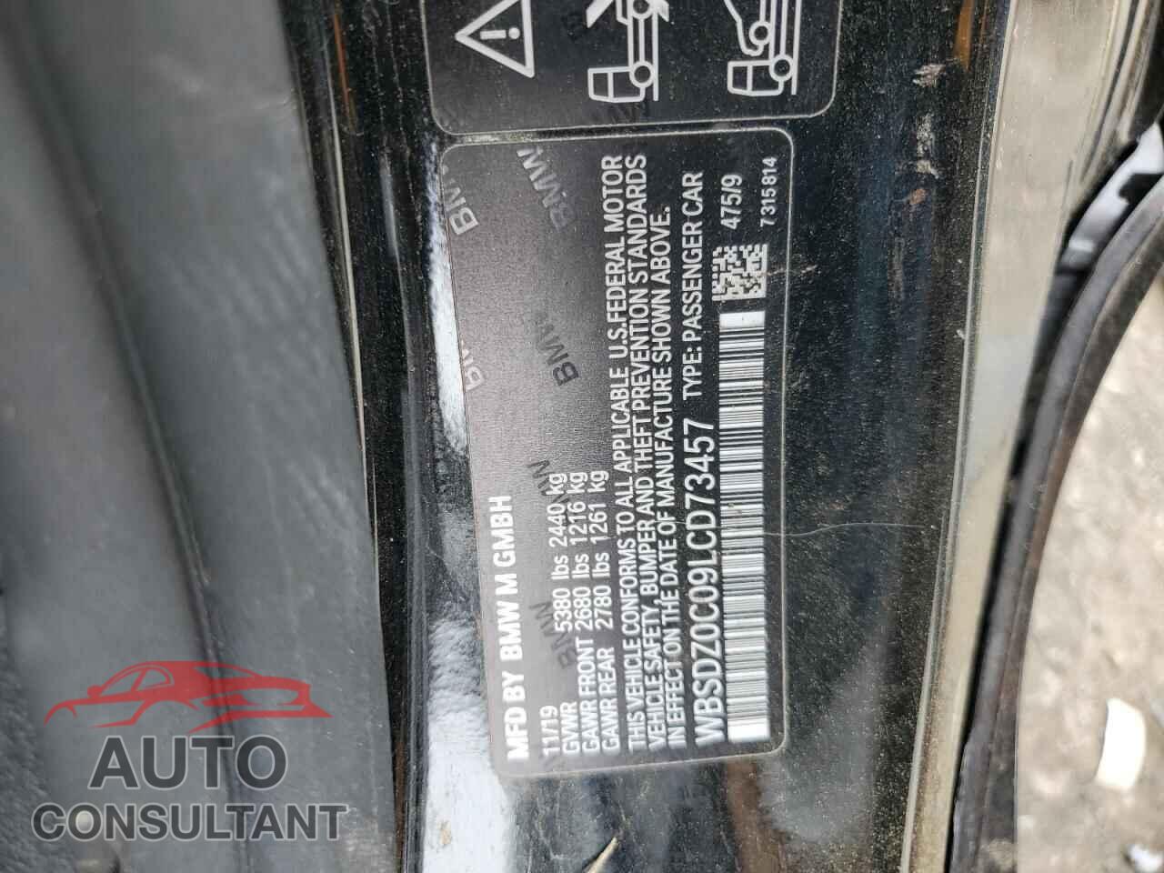 BMW M8 2020 - WBSDZ0C09LCD73457