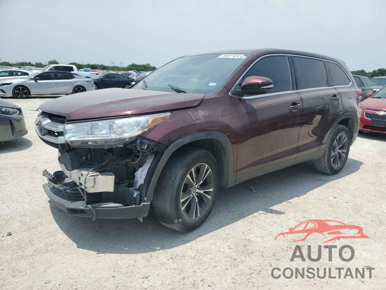 TOYOTA HIGHLANDER 2019 - 5TDZZRFH3KS365299