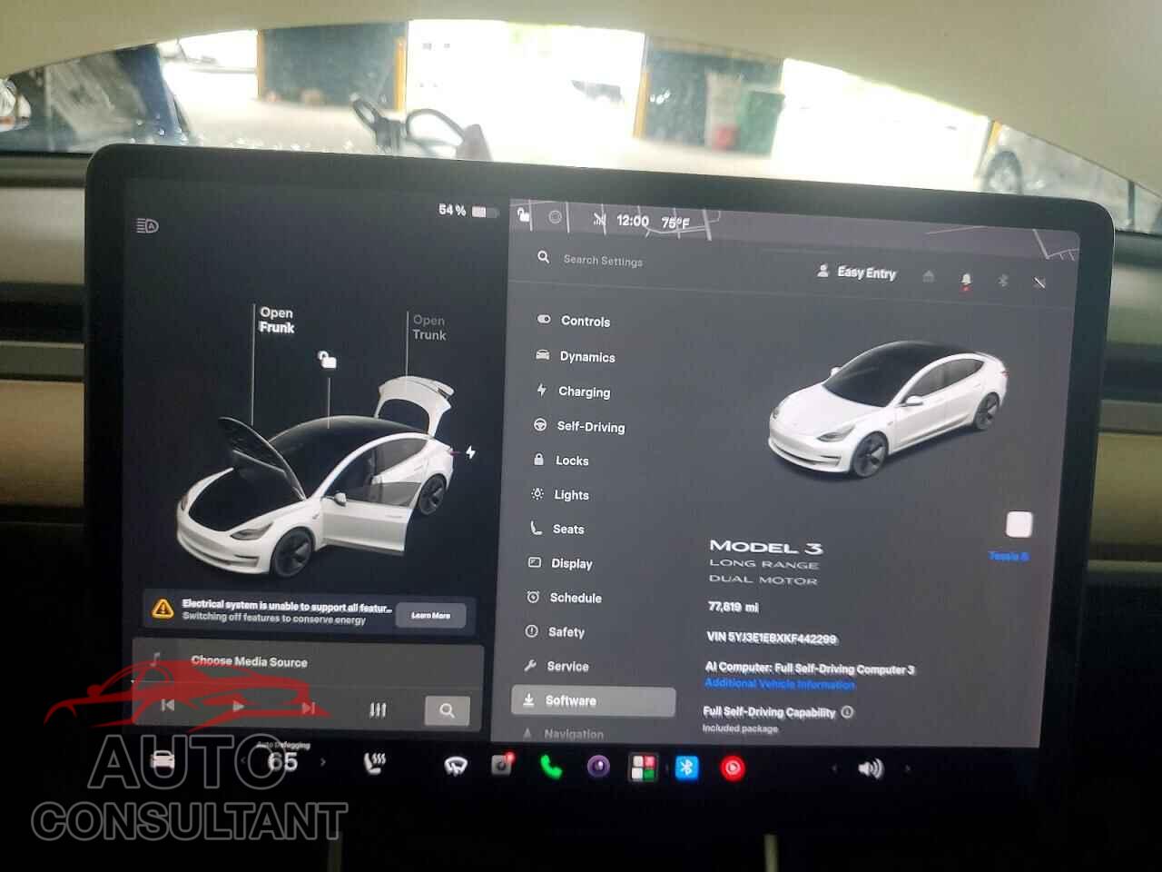 TESLA MODEL 3 2019 - 5YJ3E1EBXKF442299