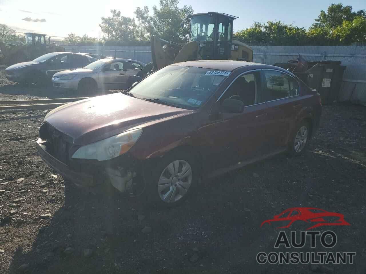 SUBARU LEGACY 2011 - 4S3BMBA60B3213978