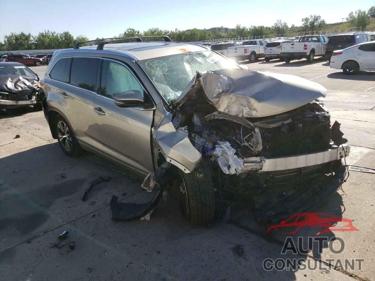 TOYOTA HIGHLANDER 2016 - 5TDJKRFH6GS281597