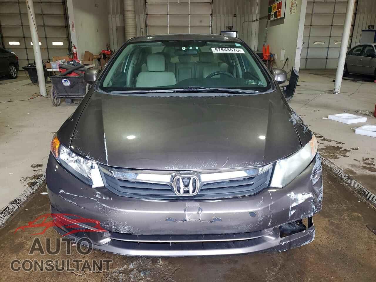 HONDA CIVIC 2012 - 19XFB2F81CE320792