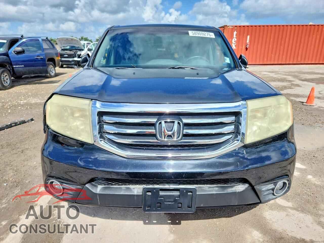 HONDA PILOT 2013 - 5FNYF3H5XDB010187