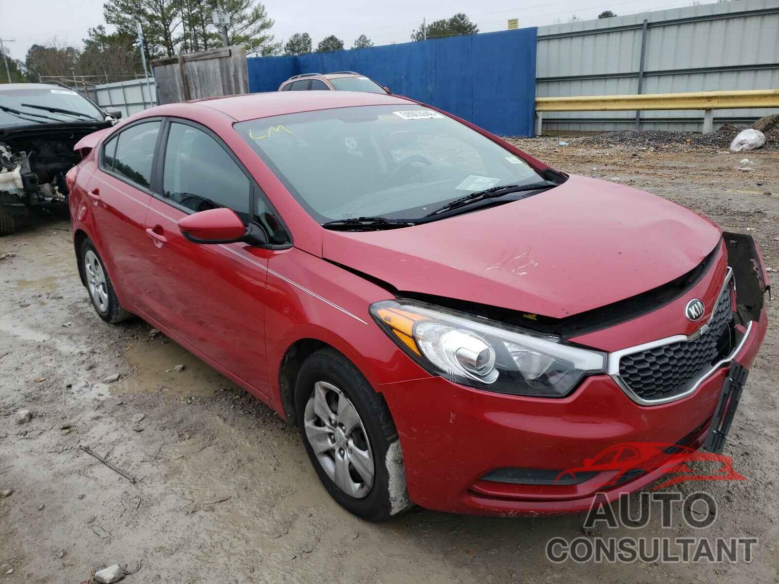 KIA FORTE 2016 - KNAFK4A62G5572762