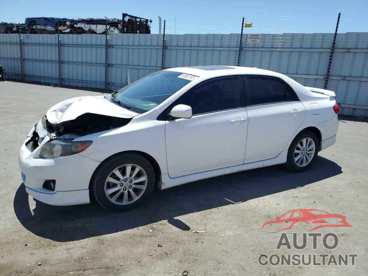 TOYOTA COROLLA 2009 - 1NXBU40E39Z012516