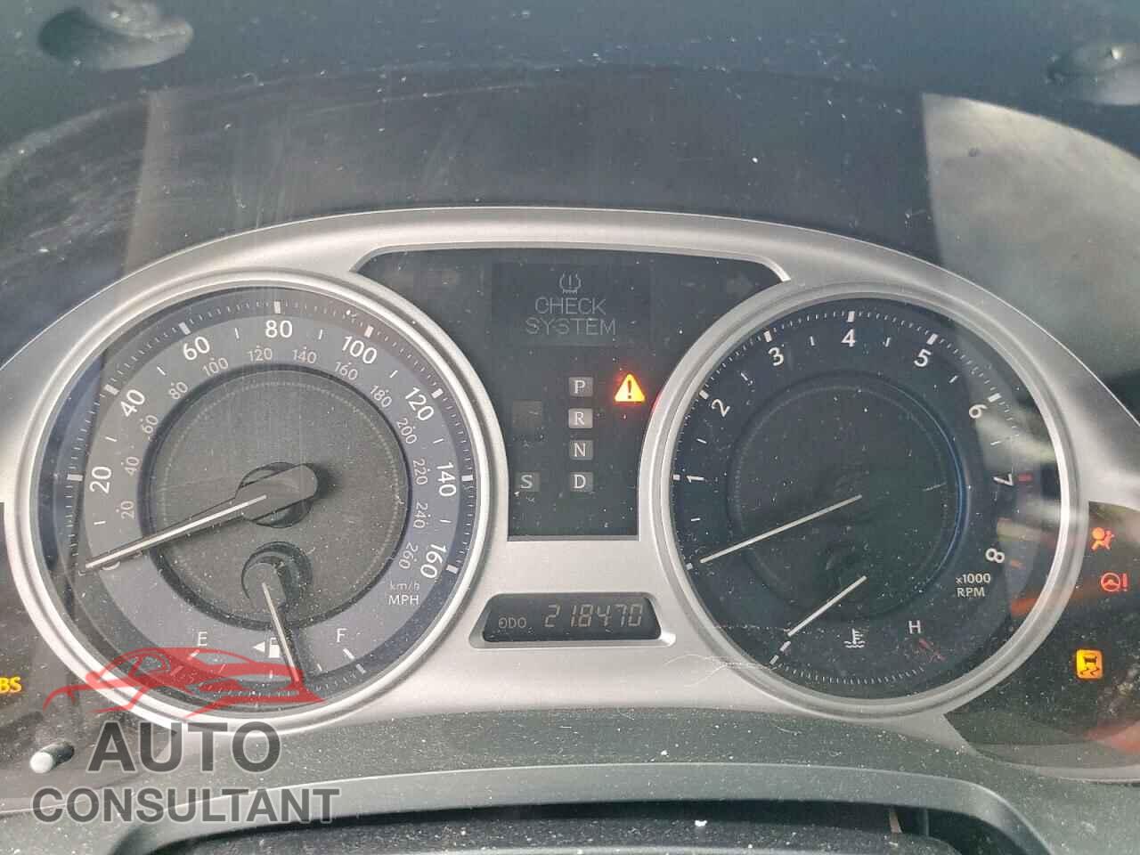 LEXUS IS 2009 - JTHBK262392086413