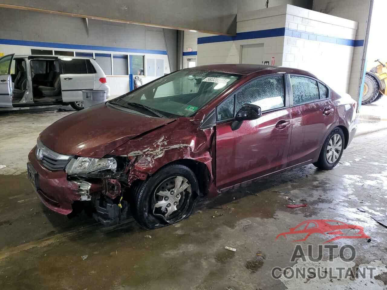 HONDA CIVIC 2012 - 19XFB2F58CE376282