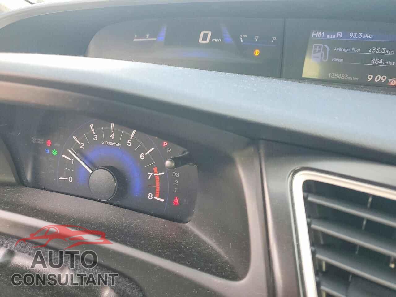 HONDA CIVIC 2013 - 2HGFB2F80DH510686