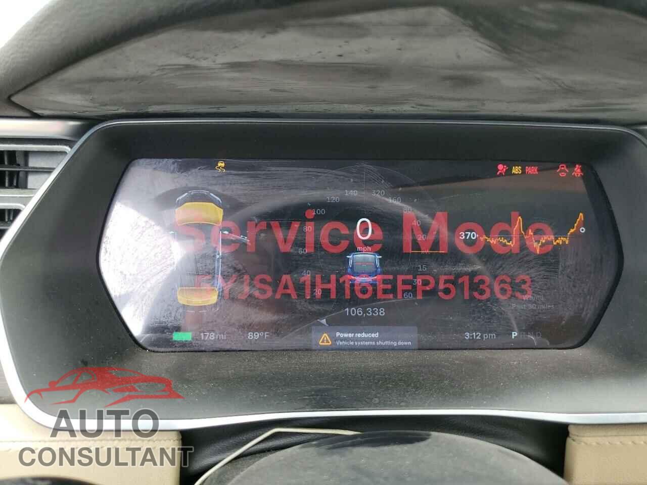 TESLA MODEL S 2014 - 5YJSA1H16EFP51363