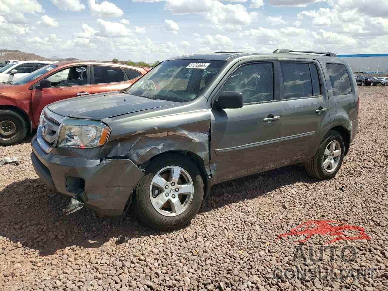 HONDA PILOT 2009 - 5FNYF38599B000726
