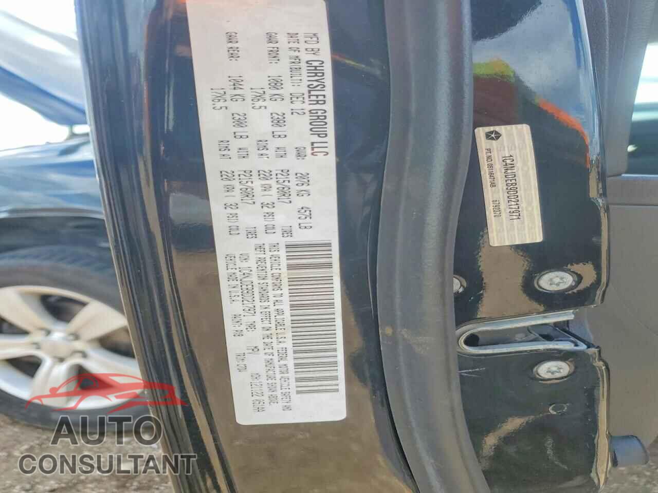 JEEP COMPASS 2013 - 1C4NJDEB9DD217971