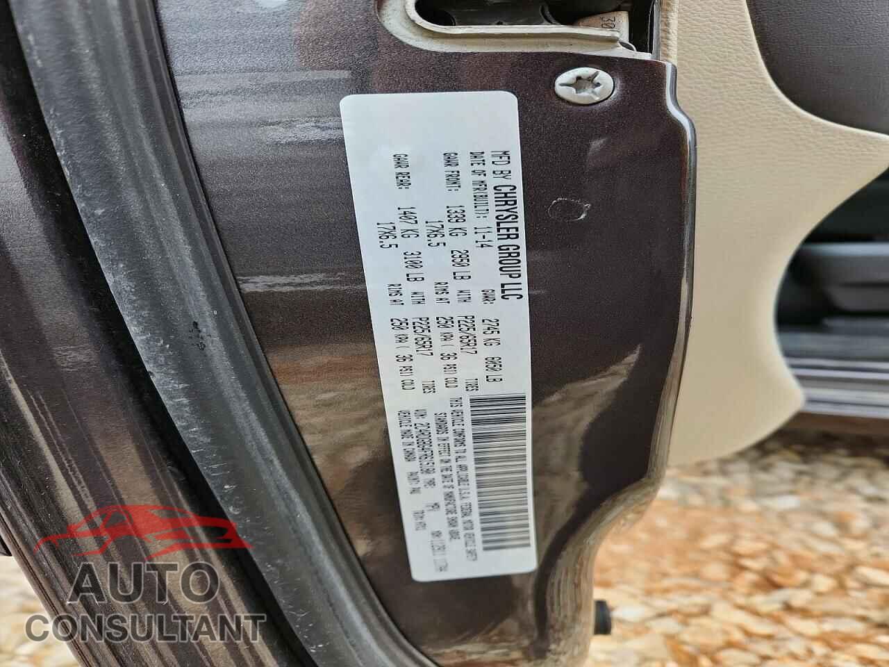 DODGE CARAVAN 2015 - 2C4RDGBG4FR615180
