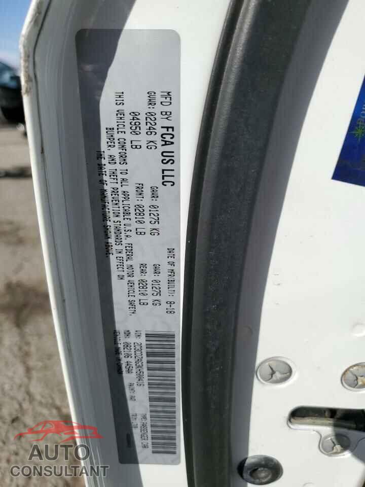 DODGE CHALLENGER 2019 - 2C3CDZAG3KH500416