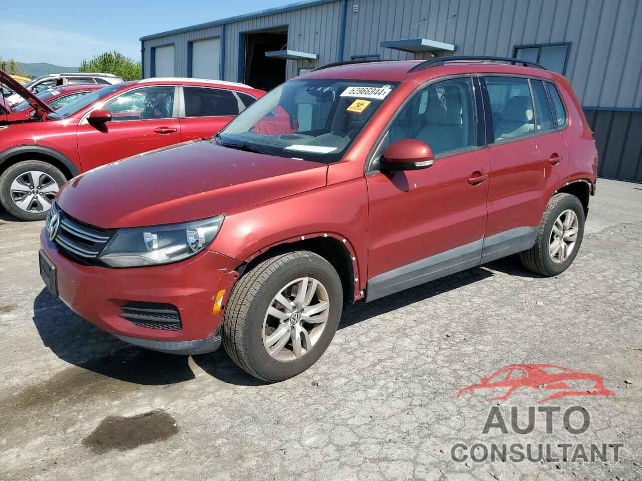 VOLKSWAGEN TIGUAN 2016 - WVGBV7AX4GW055066