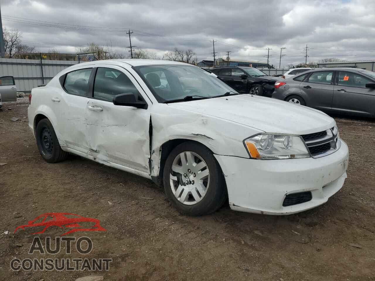 DODGE AVENGER 2012 - 1C3CDZAB4CN270446