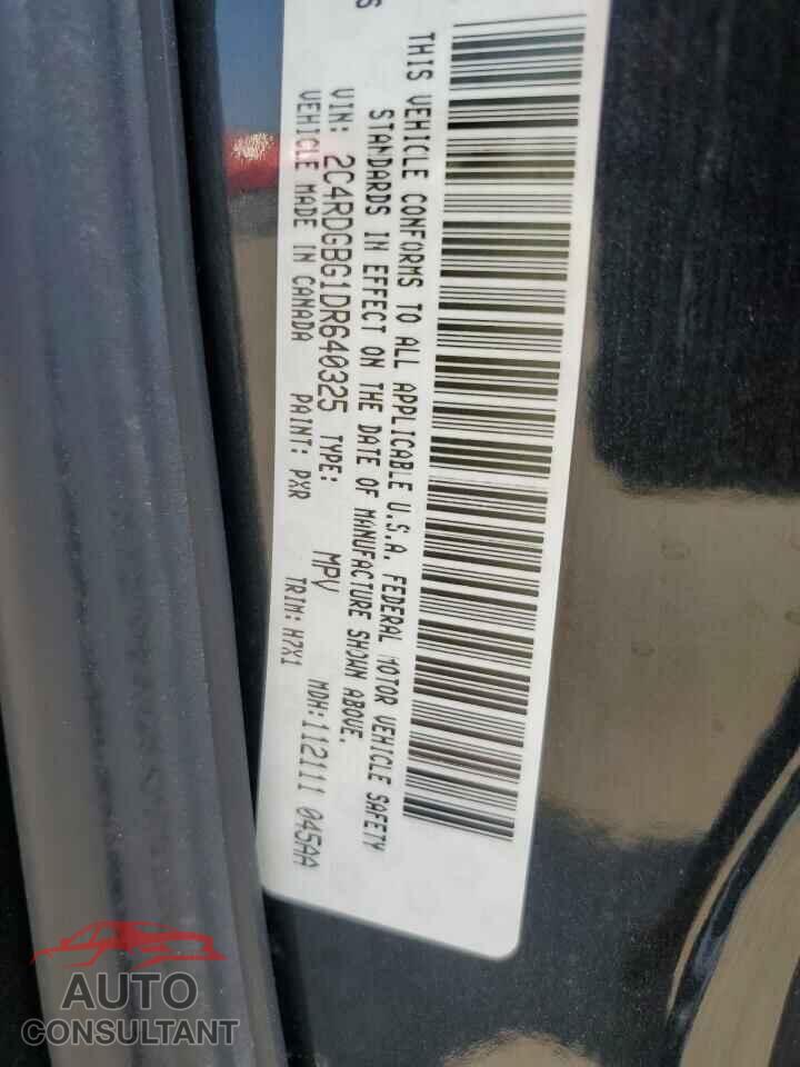 DODGE CARAVAN 2013 - 2C4RDGBG1DR640325