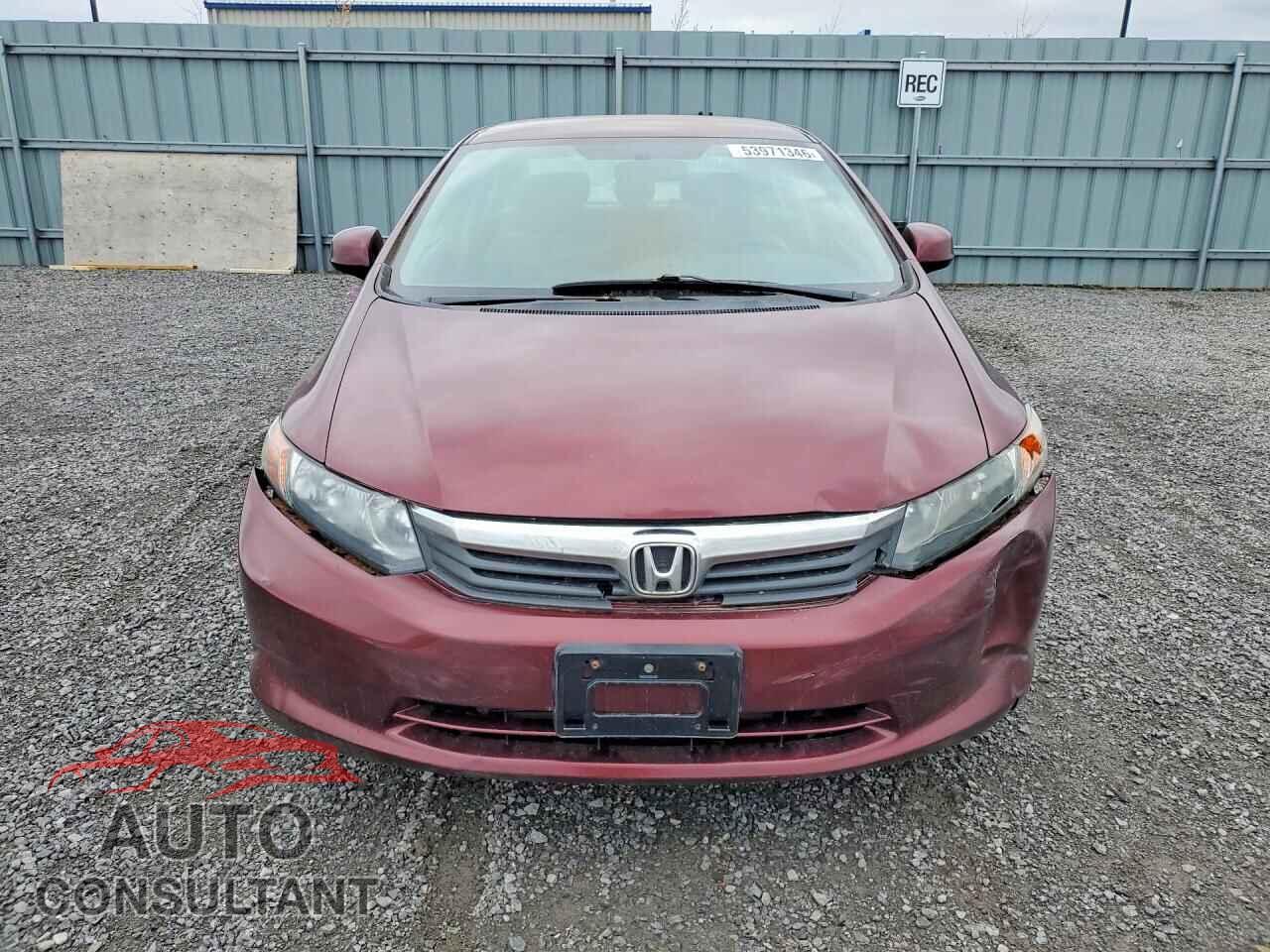 HONDA CIVIC 2012 - 2HGFB2F44CH036608