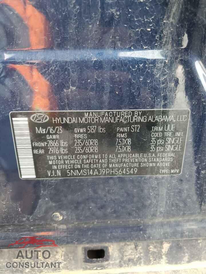 HYUNDAI SANTA FE 2023 - 5NMS14AJ9PH564549