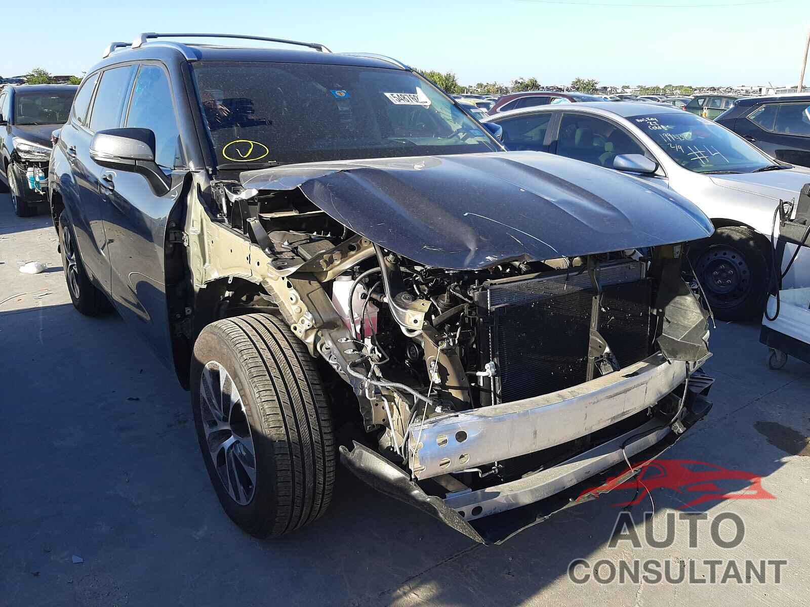 TOYOTA HIGHLANDER 2020 - 5TDGZRAH5LS014989