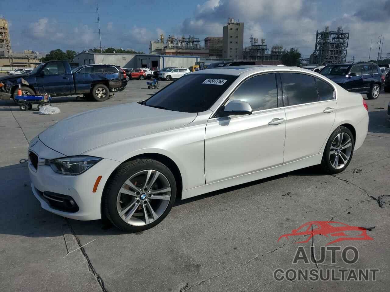 BMW 3 SERIES 2017 - WBA8B9G38HNU55773