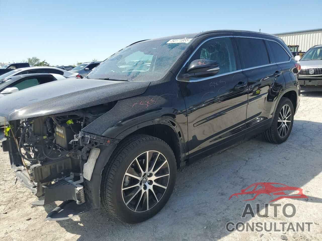 TOYOTA HIGHLANDER 2017 - 5TDKZRFH5HS208786